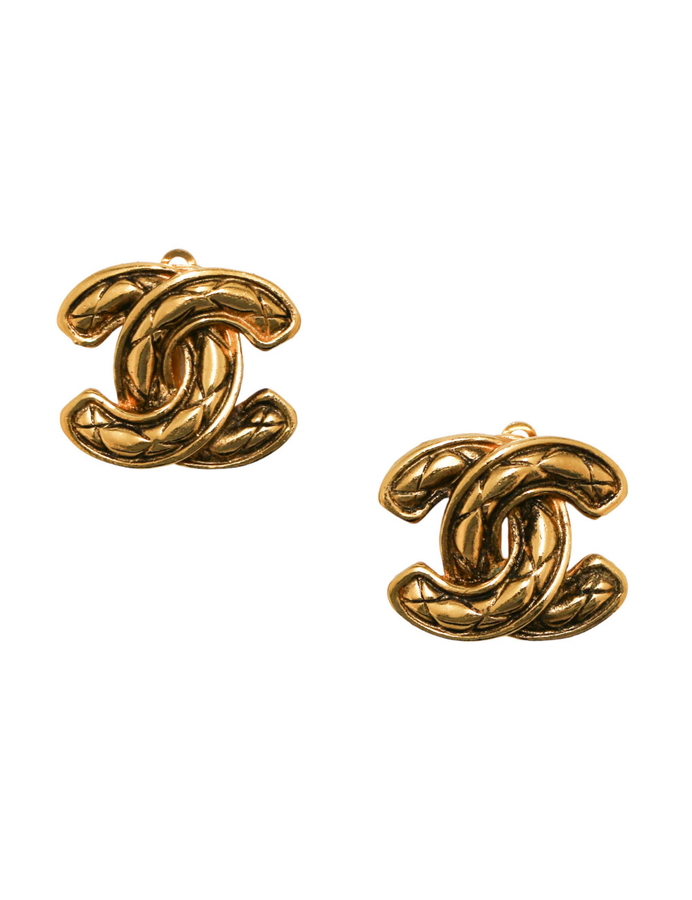 Gros clips vintage CC CHANEL