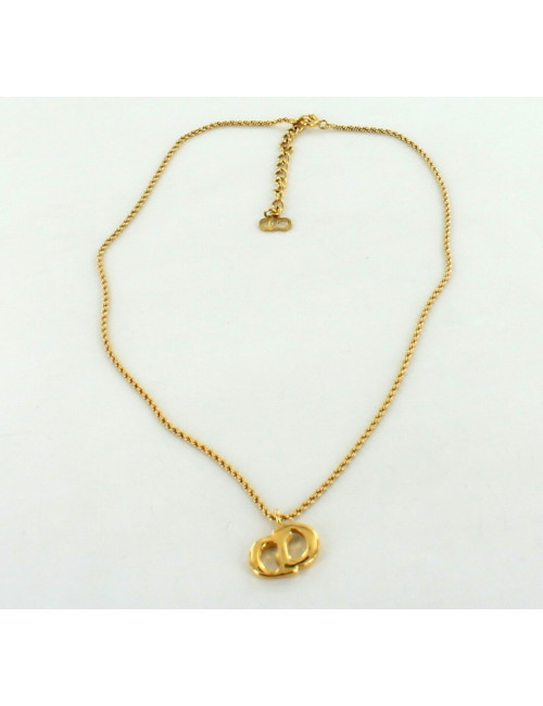 collier DIOR doré 