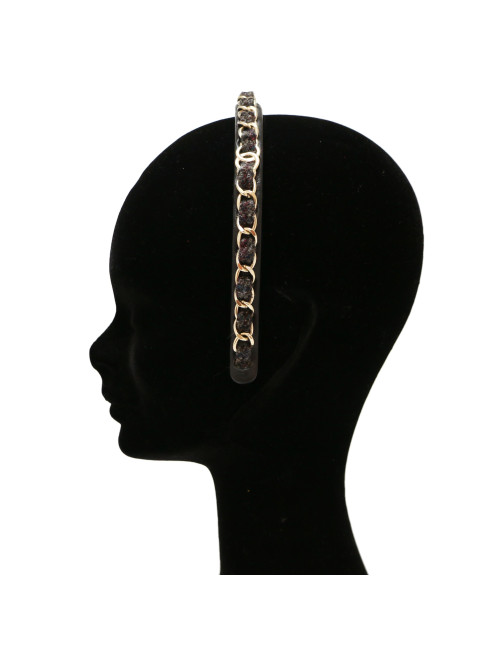 Serre-tête CHANEL noir