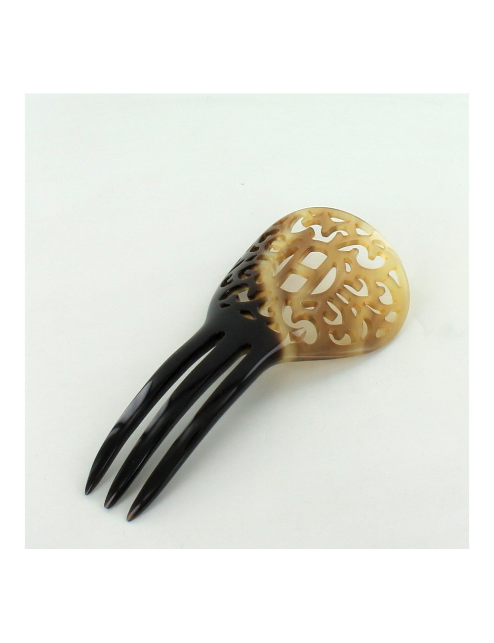 peigne  HERMES en corne de buffle