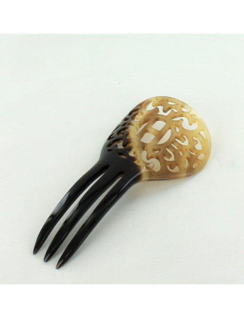 peigne  HERMES en corne de buffle