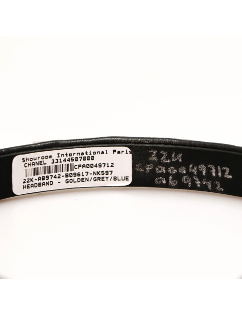 Serre-tête CHANEL noir