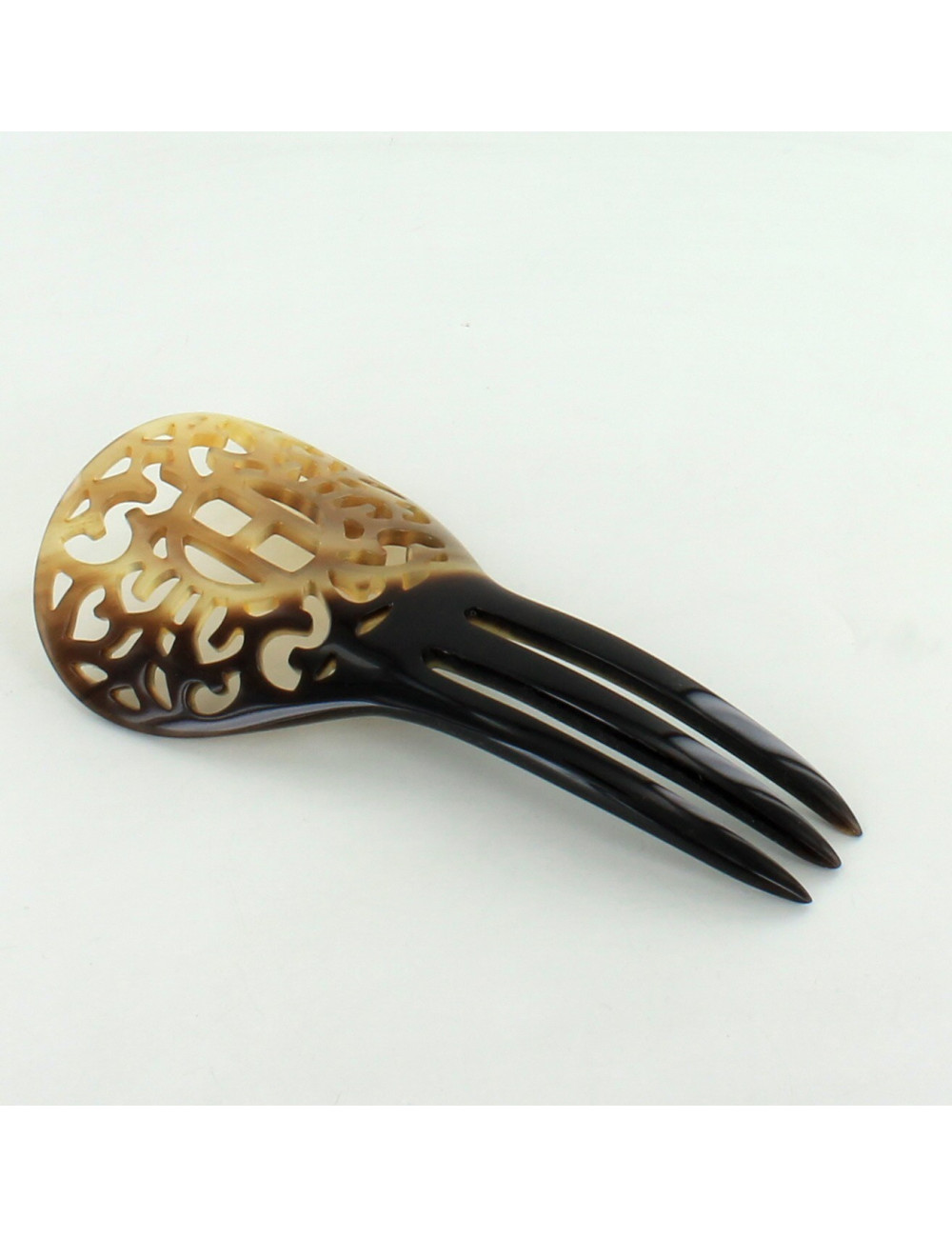 peigne  HERMES en corne de buffle