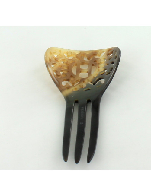 peigne  HERMES en corne de buffle