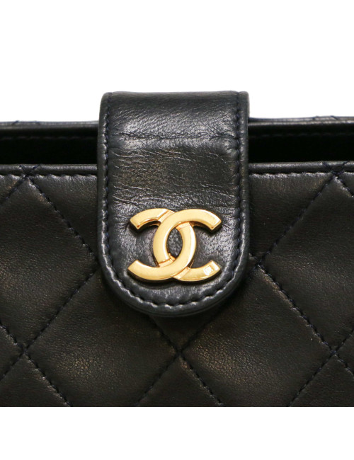 Sac CHANEL matelassé bleu Vintage