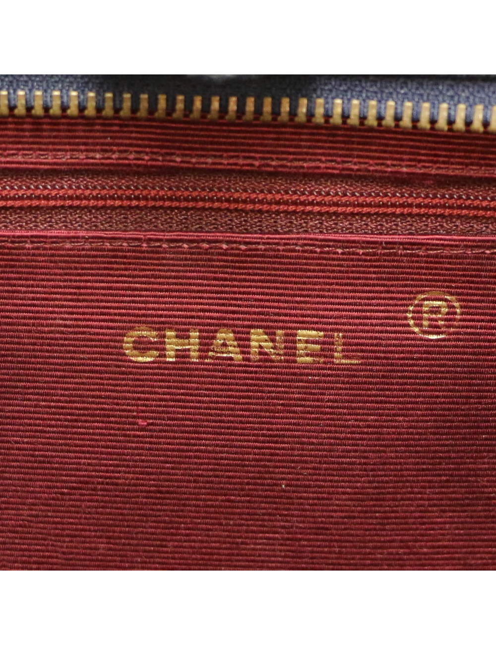 Sac CHANEL matelassé bleu Vintage