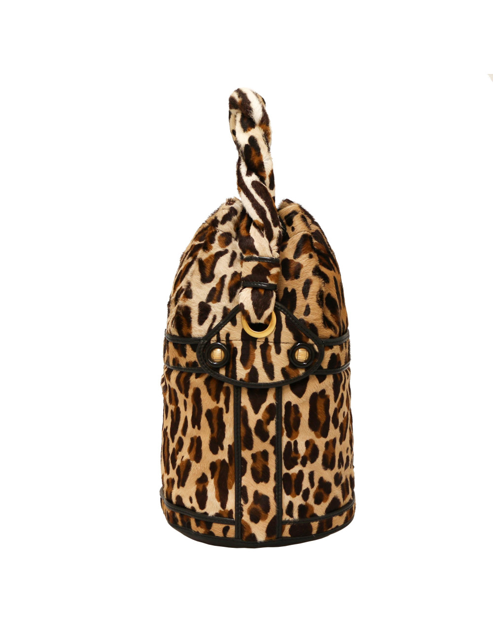 FENDI leopard print bucket bag