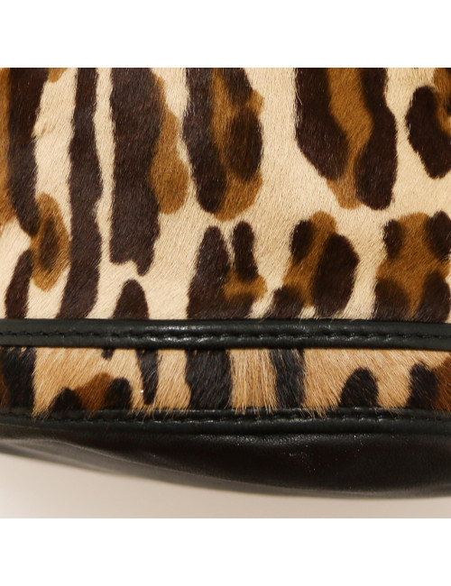 FENDI leopard print bucket bag