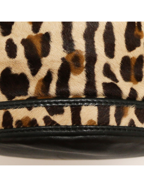 FENDI leopard print bucket bag