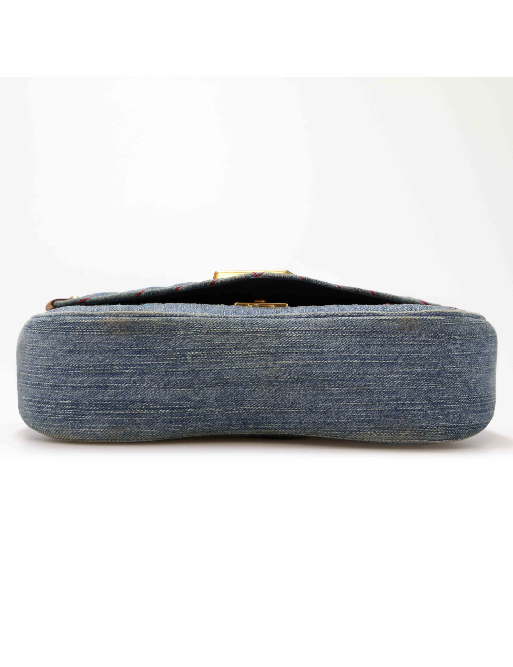 Sac  LOUIS VUITTON toile denim brodé