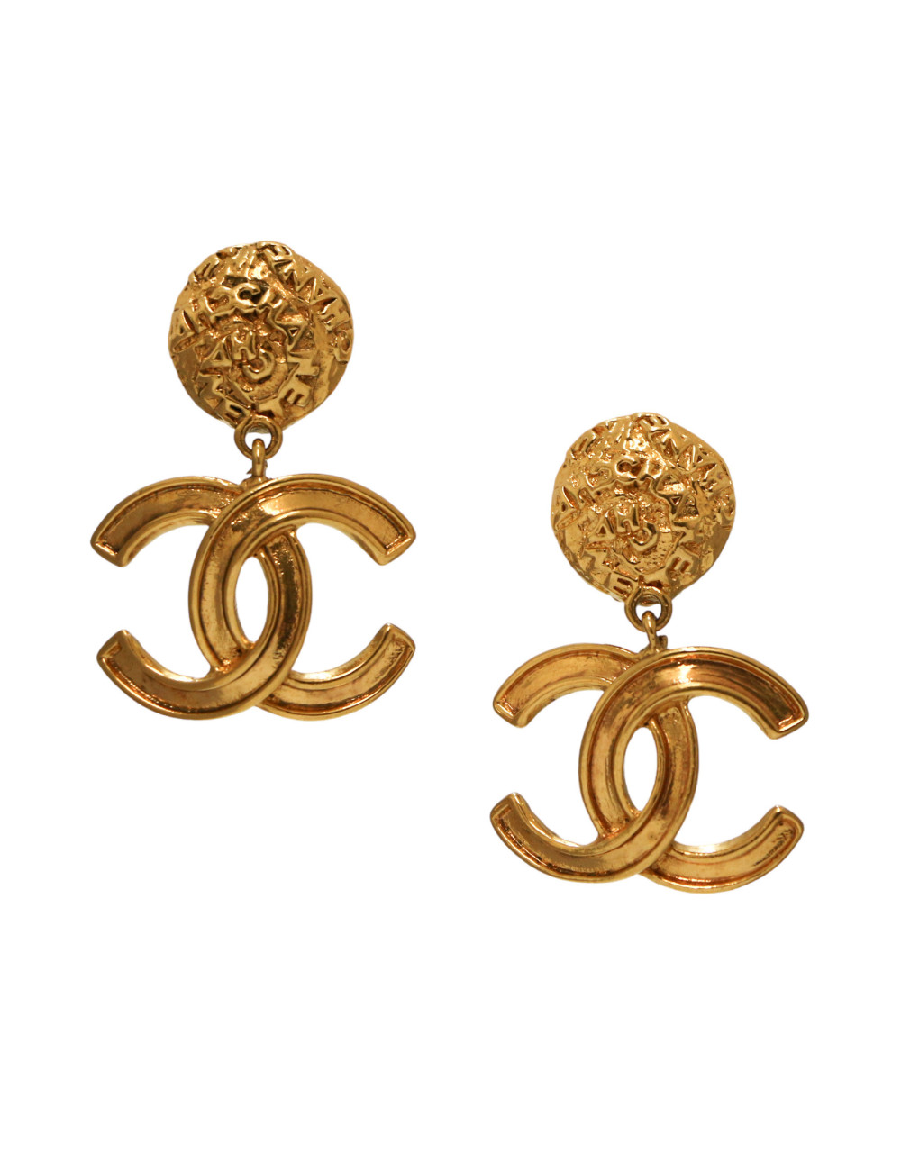 Clips CC CHANEL vintage pendants