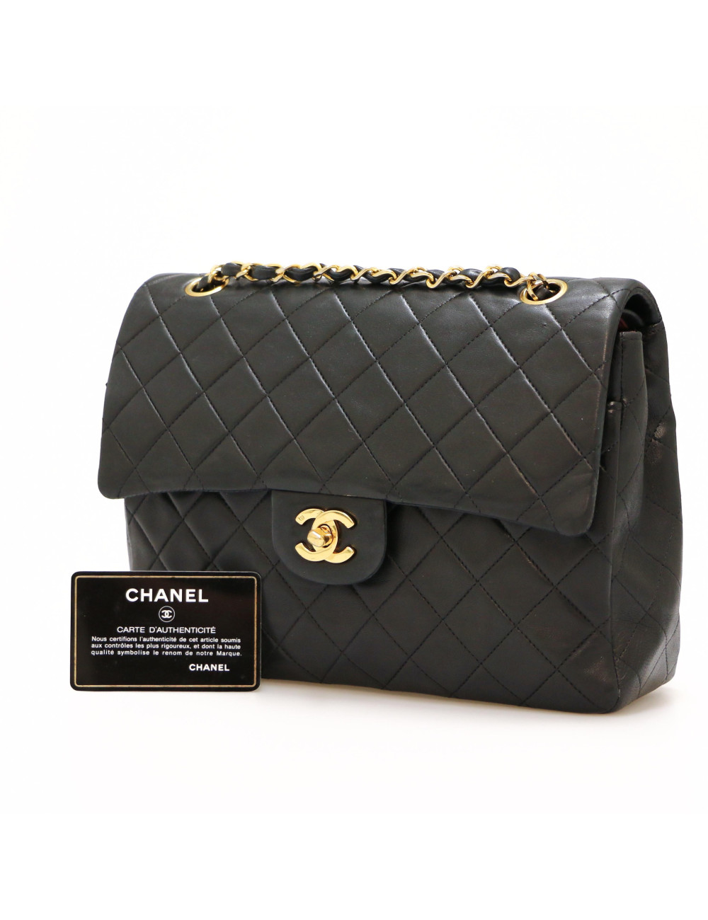 Sac vintage CHANEL noir