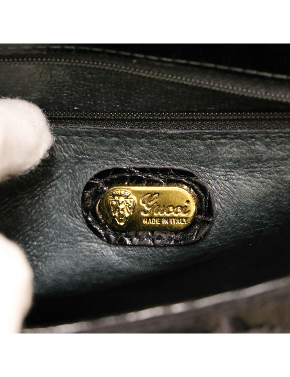 Sac GUCCI vintage crocodile