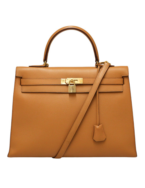 Kelly 35 HERMES gold Vintage