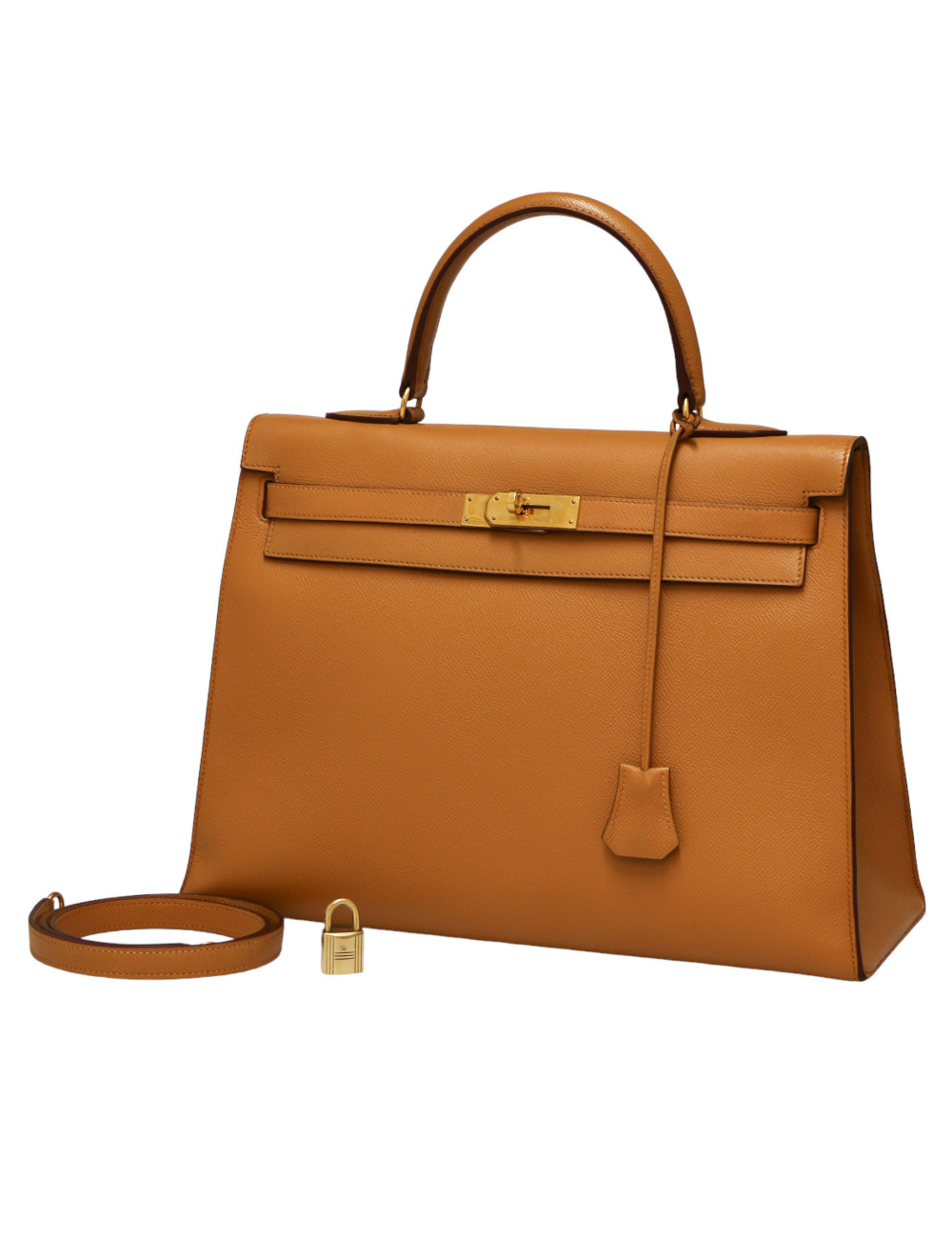 Kelly 35 HERMES gold Vintage