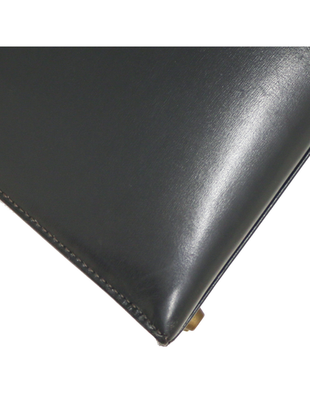 Kelly 28 HERMES sellier box bleu marine