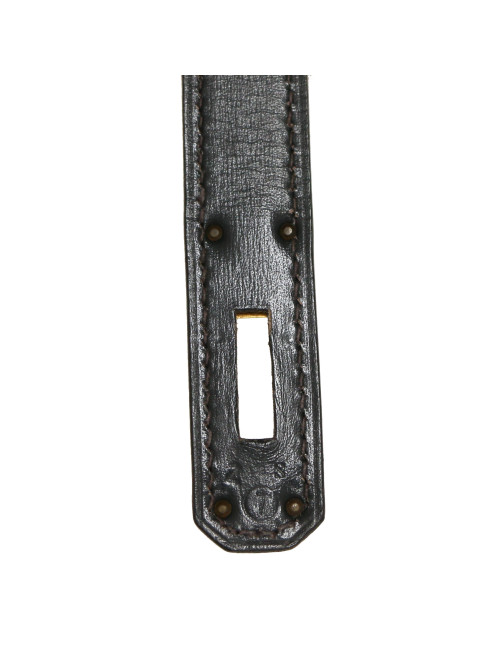 Kelly 28 HERMES sellier box bleu marine