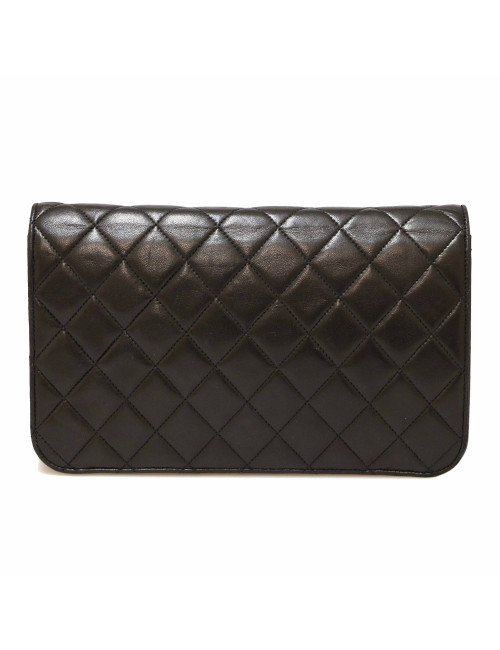 Sac enveloppe CHANEL noir