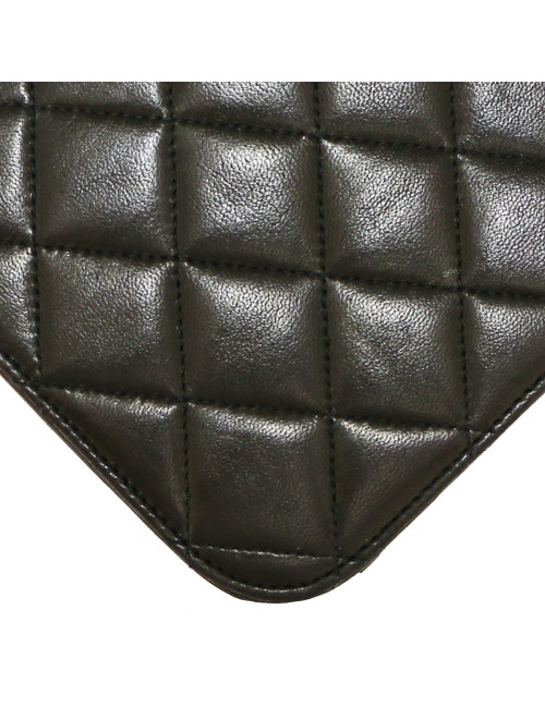 Sac enveloppe CHANEL noir