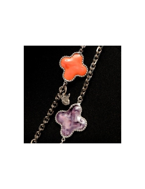 sautoir trèfles MARGUERITE de VALOIS 