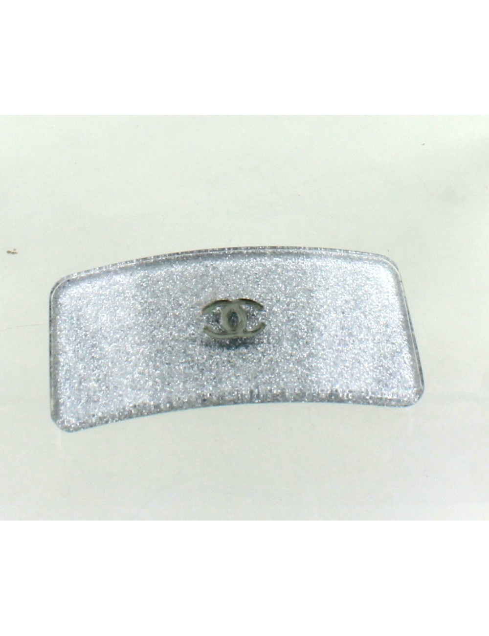 Barrette à cheveux CHANEL  feuille d'argent
