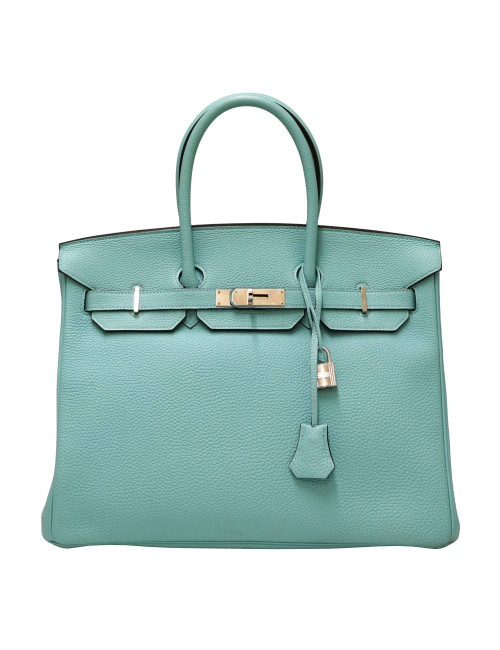 Birkin 35 HERMES bl-veau togo bleu attol 