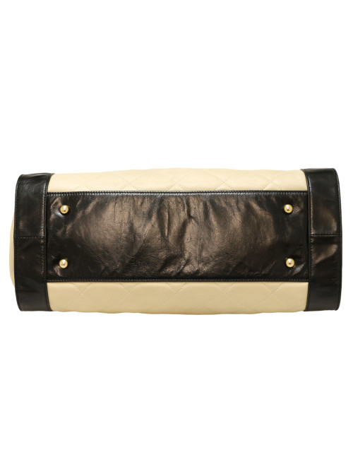 Sac CHANEL beige cuir d'agneau