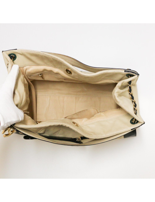 Sac CHANEL beige cuir d'agneau