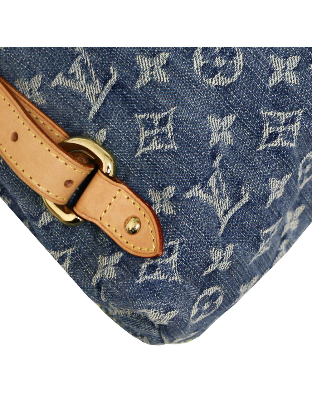 Sac à dos Montsouris LOUIS VUITTON denim bleu  PM