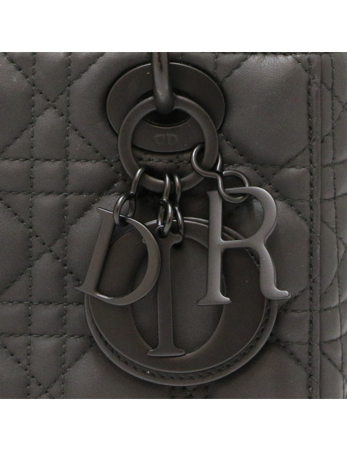 Lady Dior ultra mat black