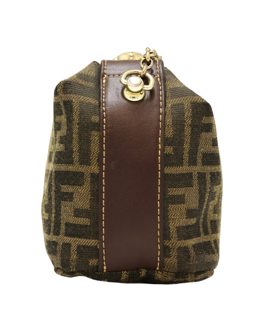 Mini sac FENDI Lunch Box chaine dorée