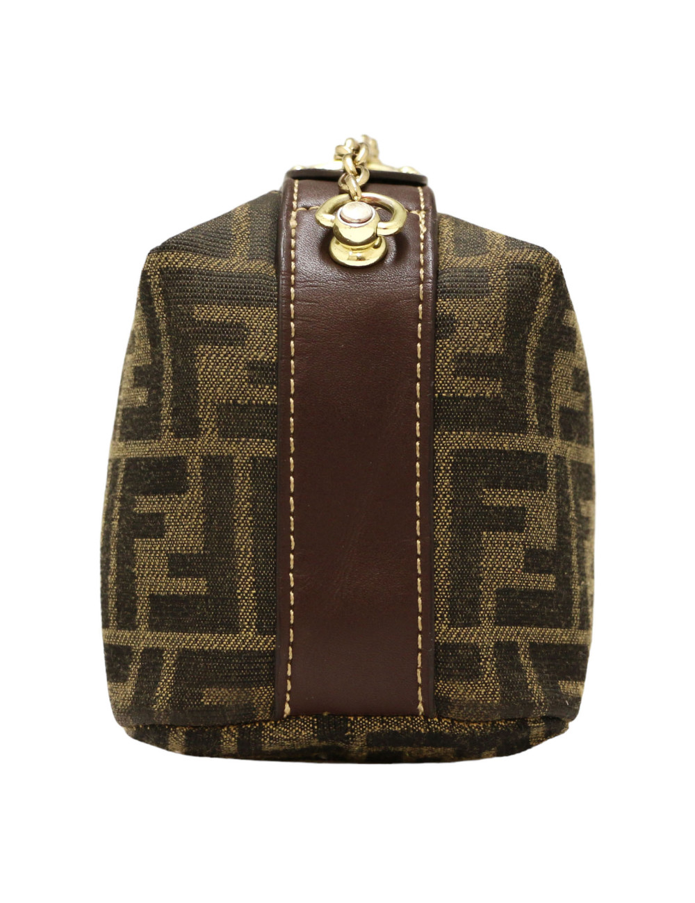 Mini sac FENDI Lunch Box chaine dorée