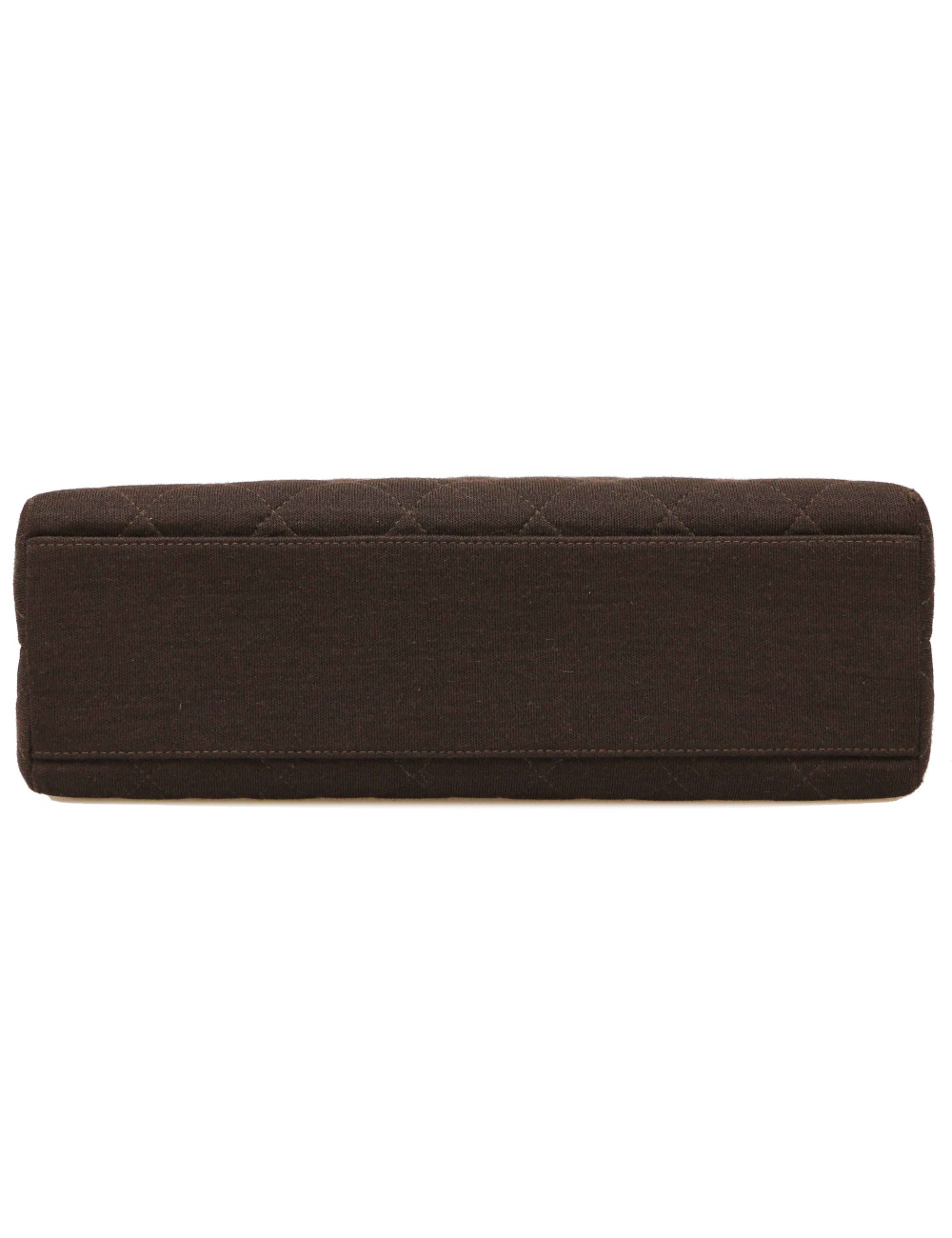 Cabas CHANEL jersey marron