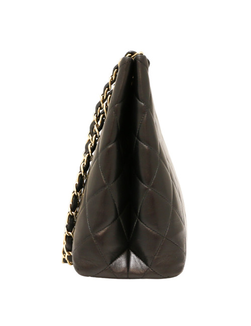 Cabas CHANEL cuir matelassé vintage