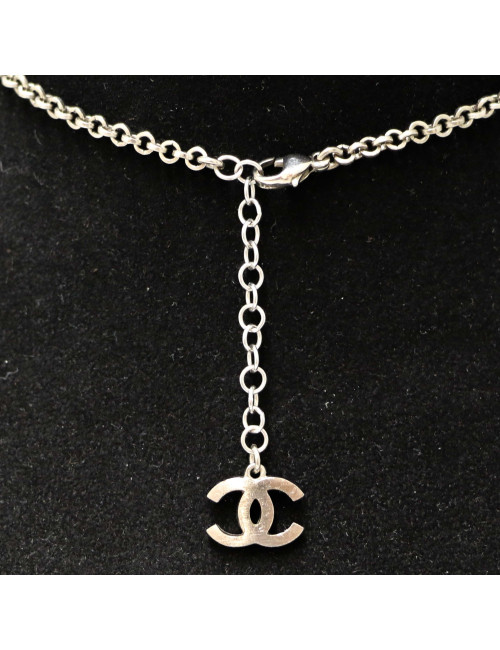 COLLIER chanel CC strass
