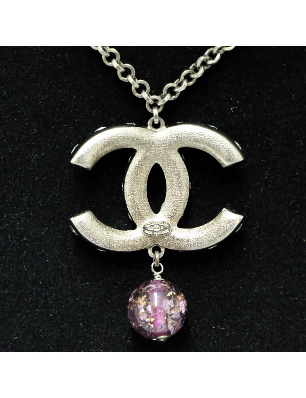 COLLIER chanel CC strass
