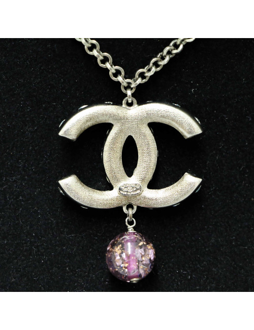 COLLIER chanel CC strass