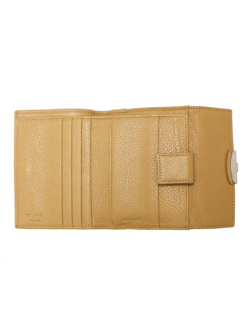 PRADA grained leather wallet