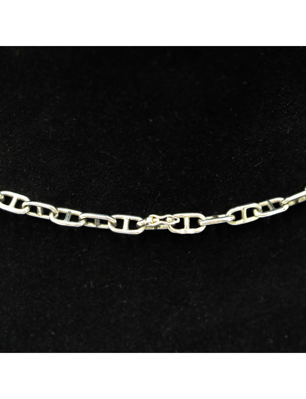 Sautoir HERMES chaîne d'ancre argent 925