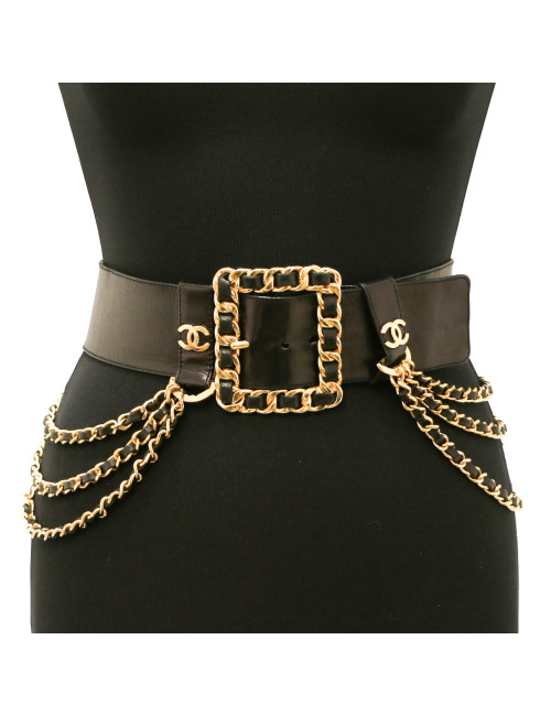 Ceinture CHANEL vintage triple chaines