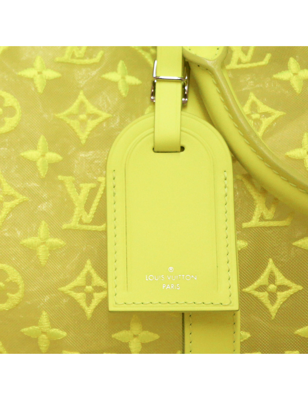 Keepall 50 LOUIS VUITTON SEET.J.F jaune fluo