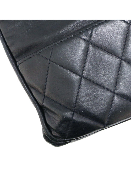 Cabas CHANEL GM cuir de veau bleu Vintage