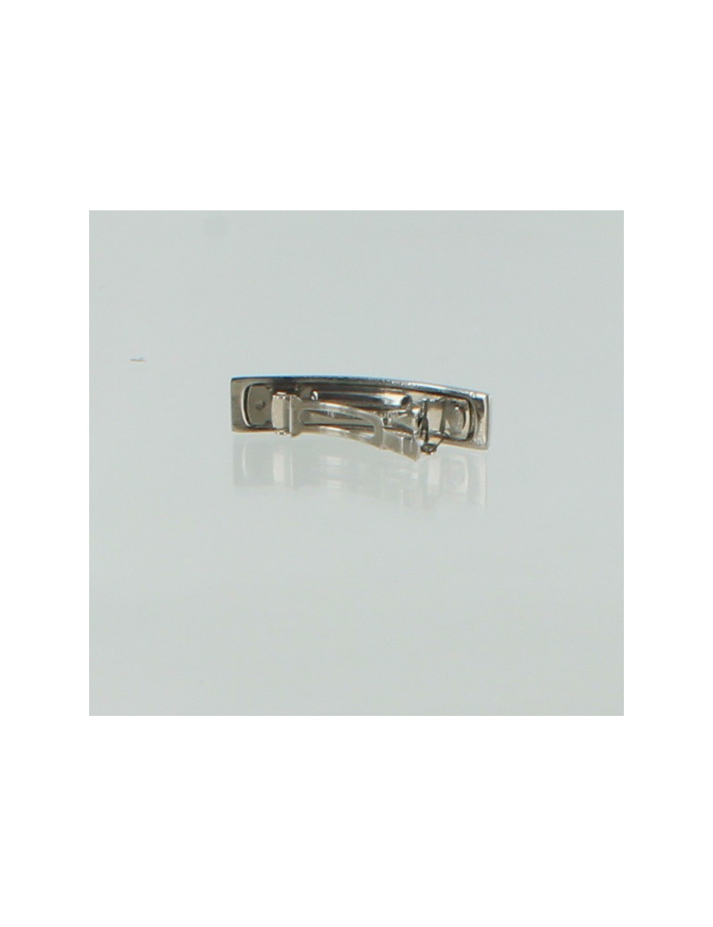 Barrette à cheveux CHANEL métal palladié