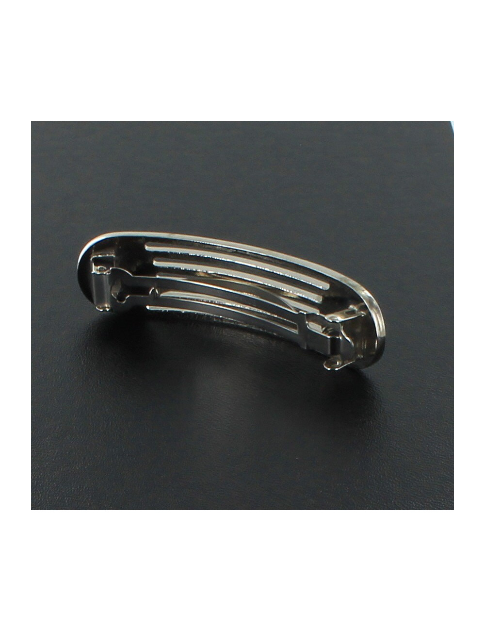 Barrette à cheveux CHANEL métal palladié