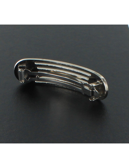 Barrette à cheveux CHANEL métal palladié