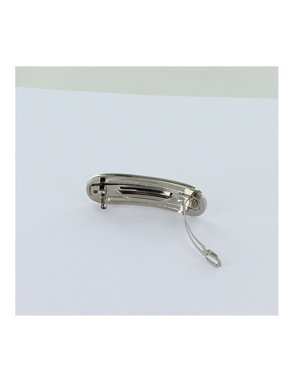 Barrette à cheveux CHANEL  métal palladié