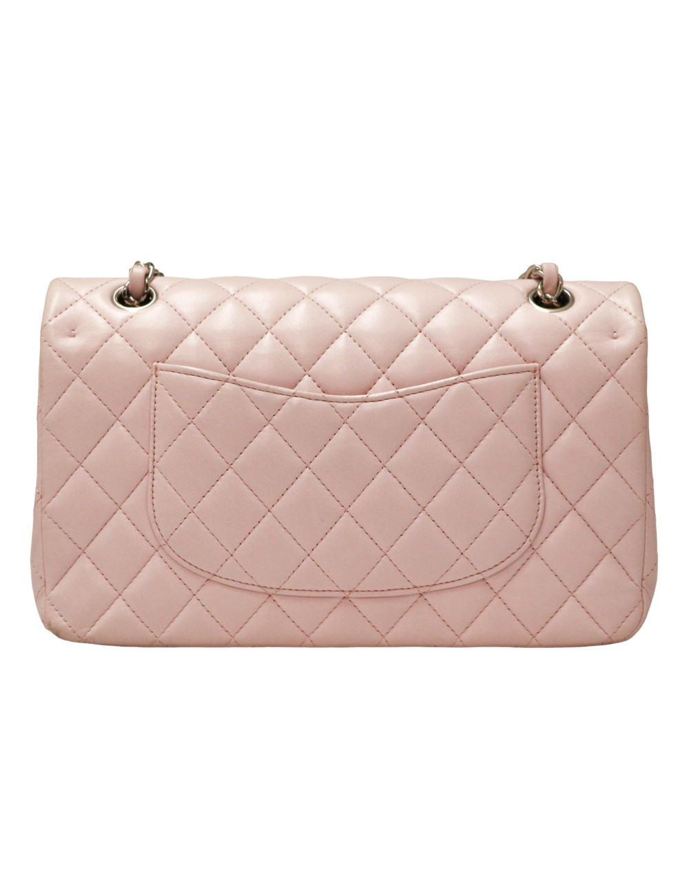 Timeless CHANEL cuir d'agneau rose pâle