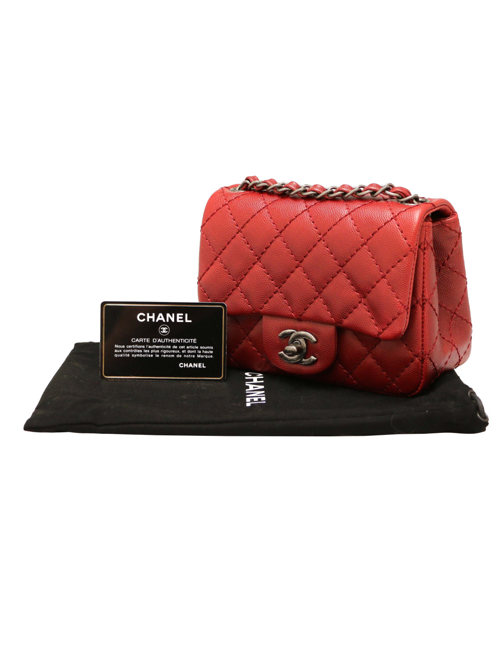 Mini Timeless CHANEL rouge