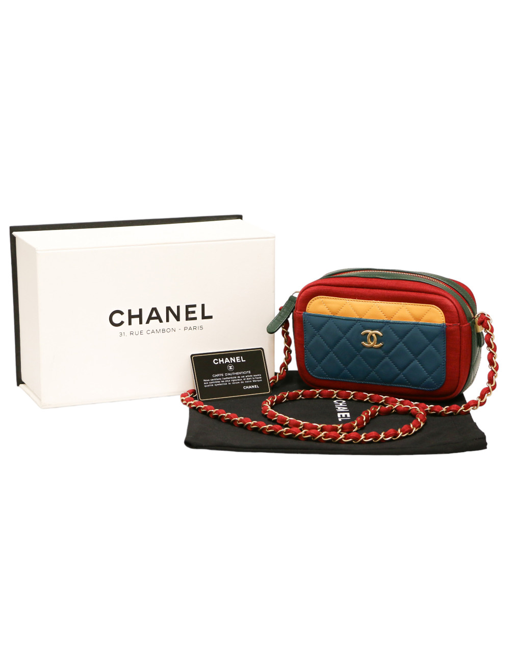 CHANEL multicolor Mini Caméra bag