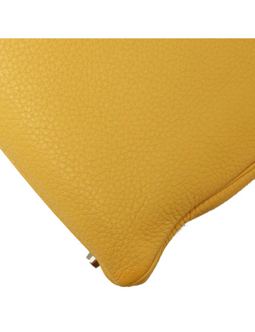 Kelly jaune 35 Hermes cuir